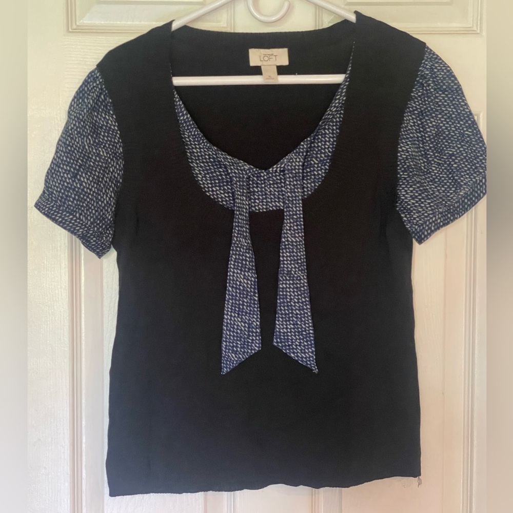 Loft Bow Sweater Blouse